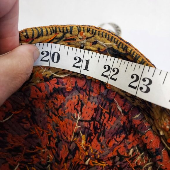 Turkmen chodur hat Afghan embroidery skull cap turkoman Tribal handmade Beanie - Picture 11 of 11